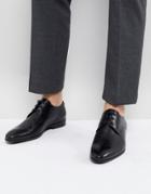 Zign Leather Formal Lace Up Shoes In Black - Black