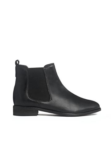 Asos Airtime Leather Chelsea Ankle Boots