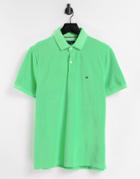 Tommy Hilfiger Neon Washed Ivy Polo Shirt-green