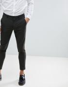 Asos Design Super Skinny Cropped Smart Pants In Khaki - Green