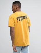10 Deep T-shirt With Back Print - Yellow