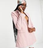 Reclaimed Vintage Inspired Blazer In Pink Set