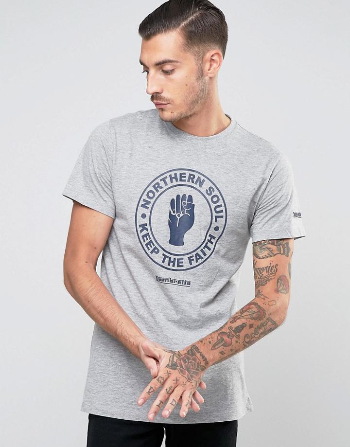 Lambretta Northern Soul T-shirt - Gray