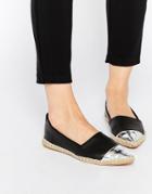 Asos Jungle Point Espadrilles - Black