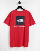 The North Face Box Nse T-shirt In Red