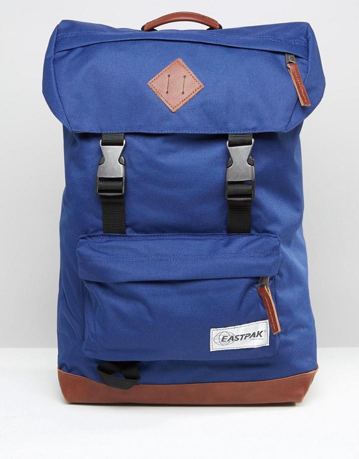 Eastpak Rowlo Backpack In Navy - Navy
