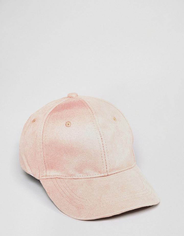 7x Suedette Cap - Pink
