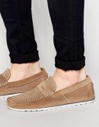 Hugo By Hugo Boss Suede Loafers - Beige