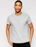 Wrangler Stripe Pocket T-shirt - Gray
