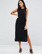 Wal G Midi Dress - Black