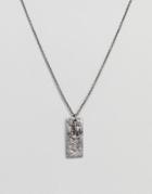 Seven London Anchor Pendant Necklace In Silver - Silver