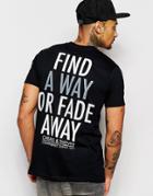 Cheats & Thieves Fade Away T- Shirt - Black