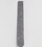 Heart & Dagger Tie In Herringbone Tweed - Gray