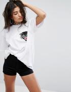 The Ragged Priest Oversized Jaguar T-shirt - White