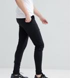Asos Tall Extreme Skinny Joggers In Black - Black