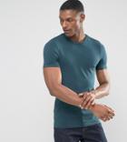 Asos Tall Extreme Muscle Fit T-shirt - Green