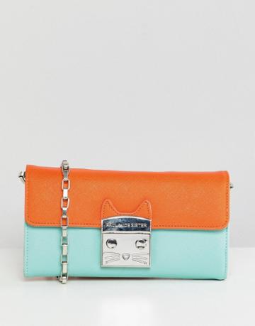 Paul & Joe Sister Clutch Cross Body Bag - Green
