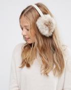 Asos Natural Earmuffs - Silver