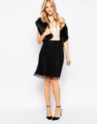 Vero Moda Lace Midi Skirt - Black