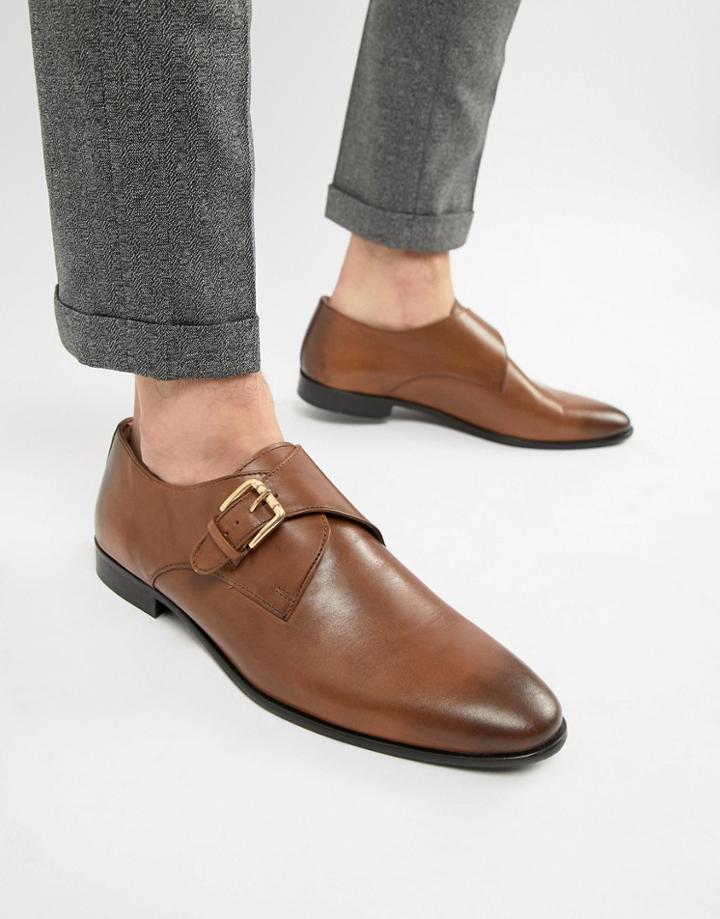 Kg By Kurt Geiger Single Monk Shoes In Brown - Black