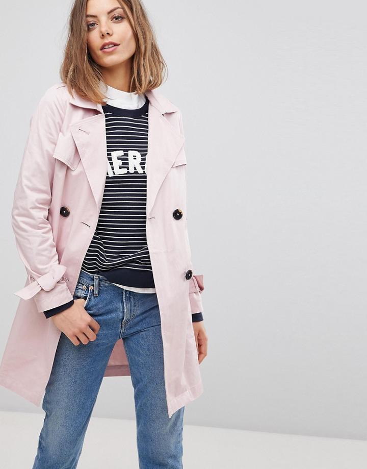 Esprit Trench Coat - Pink