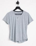 Nike Training One Dri-fit Standard Fit T-shirt In Gray