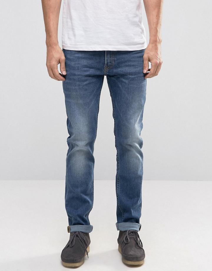 Lee Rider Stretch Slim Jeans Blue Surrender - Blue