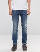 Lee Rider Stretch Slim Jeans Blue Surrender - Blue