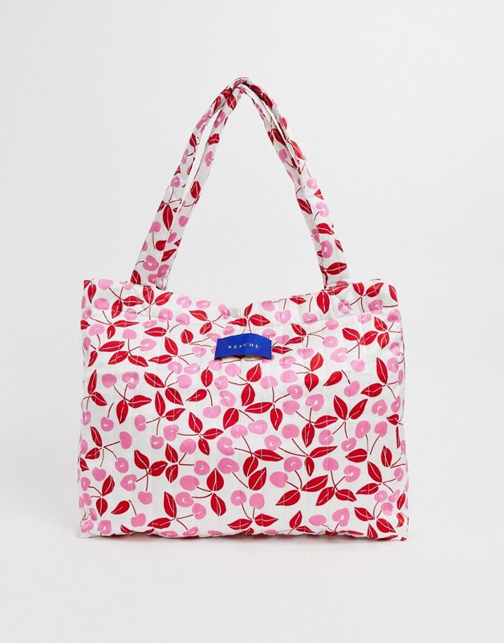 Resume Ozzy Cherry Print Bag
