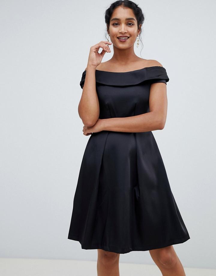 Closet London Off The Shoulder Dress - Black