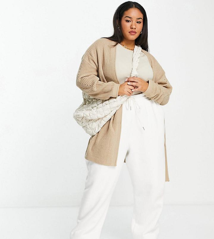 Yours Cardigan In Oatmeal-white