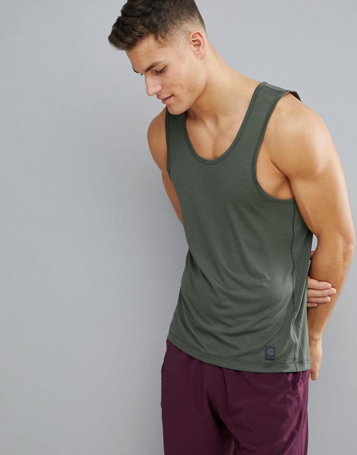 Skins Training Avatar Tank In Khaki Sp00551353009 - Green