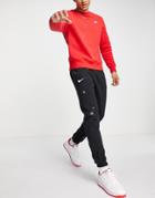 Nike Be True Pack Graphic Casual Fit Cuffed Sweatpants In Black