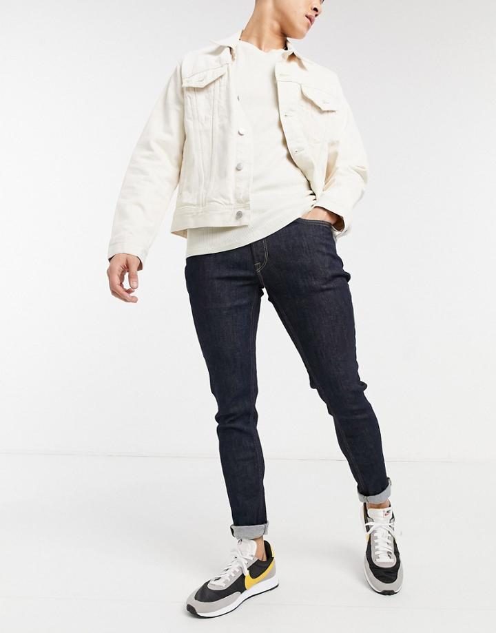 Jack & Jones Intelligence Liam Skinny Jeans In Rinse Blue-blues