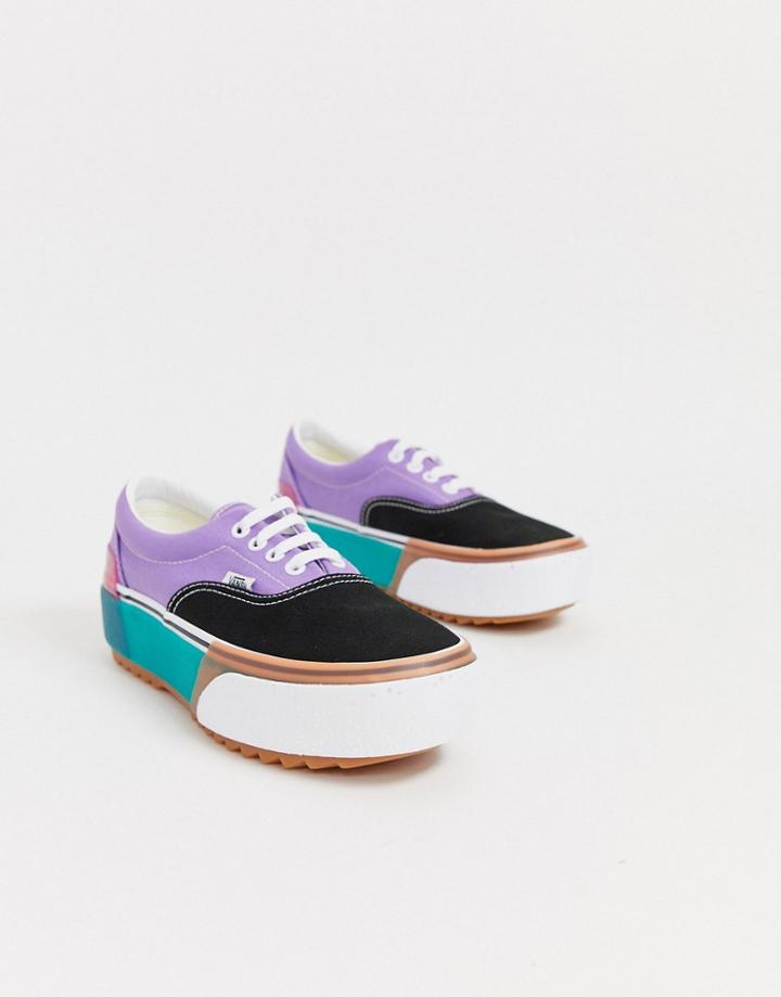 Vans Era Stacked Color Block Sneakers