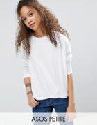 Asos Petite T-shirt In Boxy Fit - White