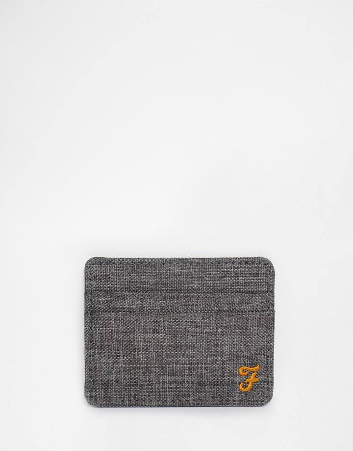 Farah Vales Card Holder - Gray