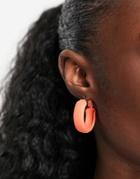 Designb Hoop Earrings In Orange