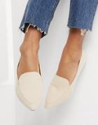 Qupid Pointed Loafers-neutral