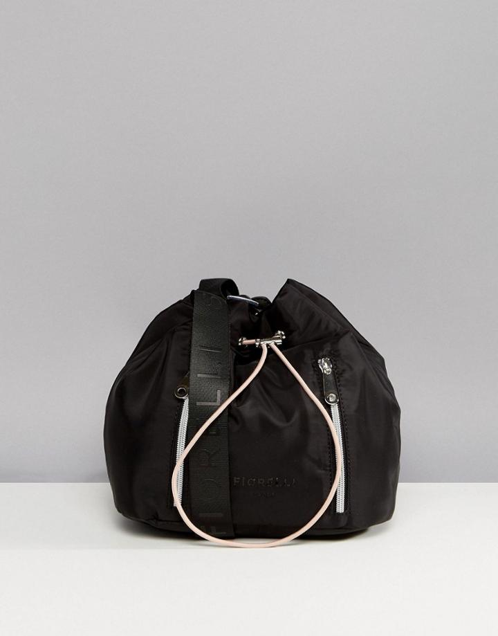 Fiorelli Sport Drawstring Duffle Bag In Black - Black
