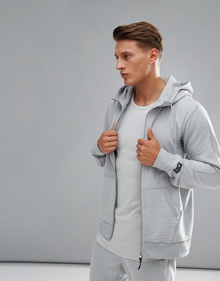 Adidas X Reigning Champ Fleece Hoodie In Gray Br3451 - Gray
