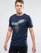 Jack & Jones Premium Bird Print T-shirt - Navy