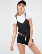 Top New Look 90s Two In One Cami Top - Black