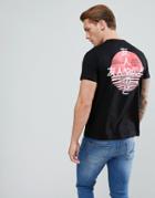 Friend Or Faux Kamikaze Back Print T-shirt - Black