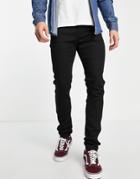 Diesel D-istort-x Super Skinny Fit Jeans In Dark Wash-blue