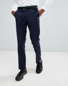 Rudie Blue Prince Of Wales Check Skinny Fit Suit Pants - Blue