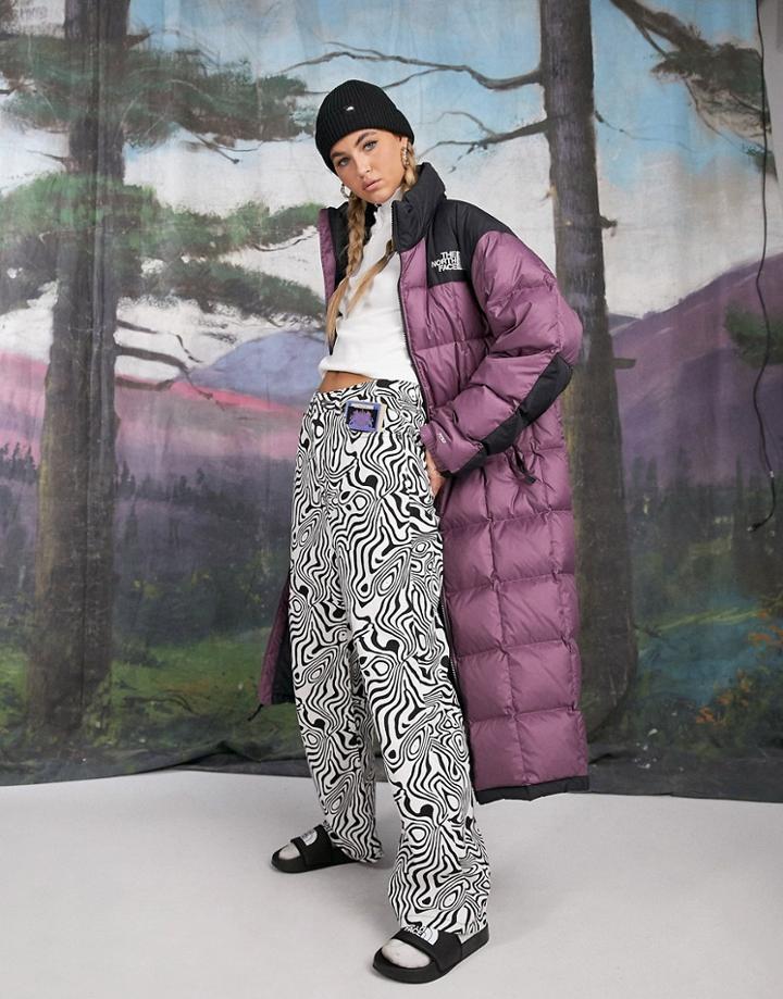 The North Face Lhotse Duster Coat In Purple