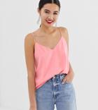 River Island Cami Top In Pink - Pink