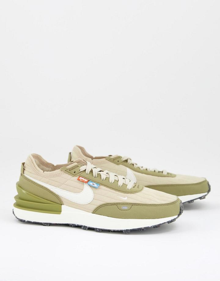 Nike Waffle One Premium Sneakers In Rattan-neutral
