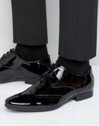 Frank Wright Oxford Shoes In Patent Leather - Black
